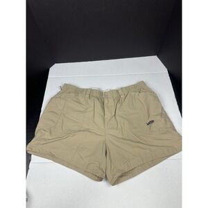 AFTCO Original Fishing Shorts Khaki Outdoor Athleisure Women's 16 Stained Look